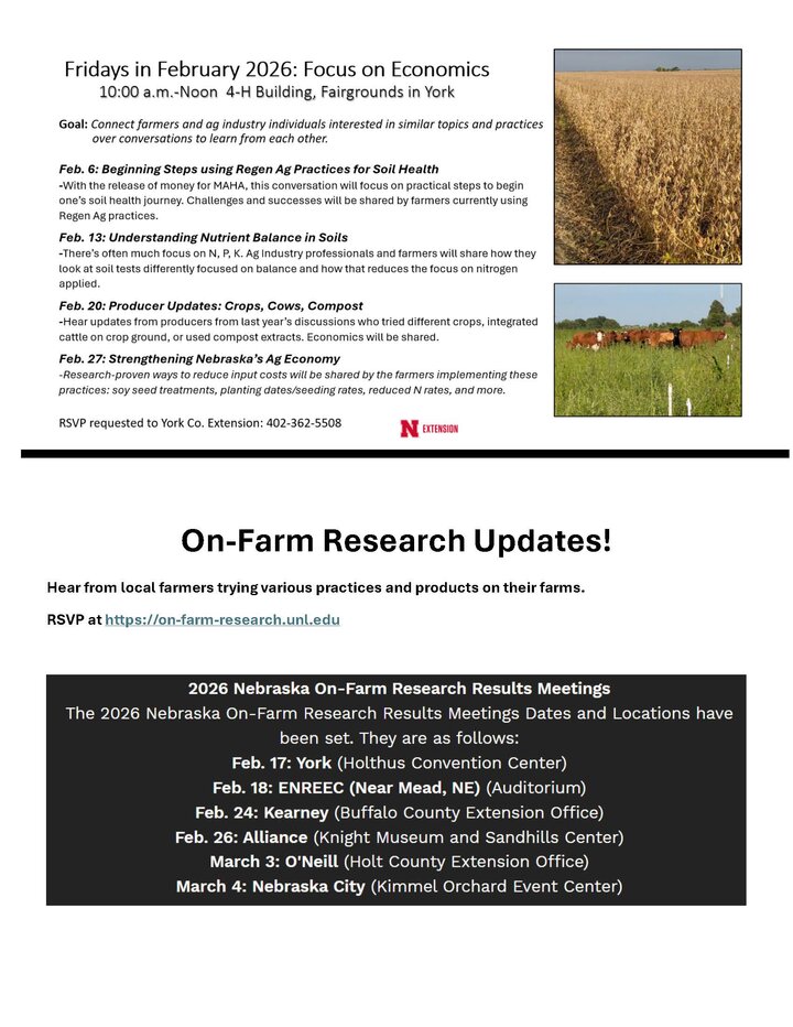 Focus on Economics/On-Farm Research Updates