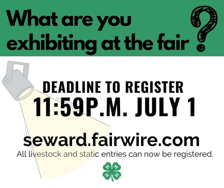 July 1st Fair Entry Deadline