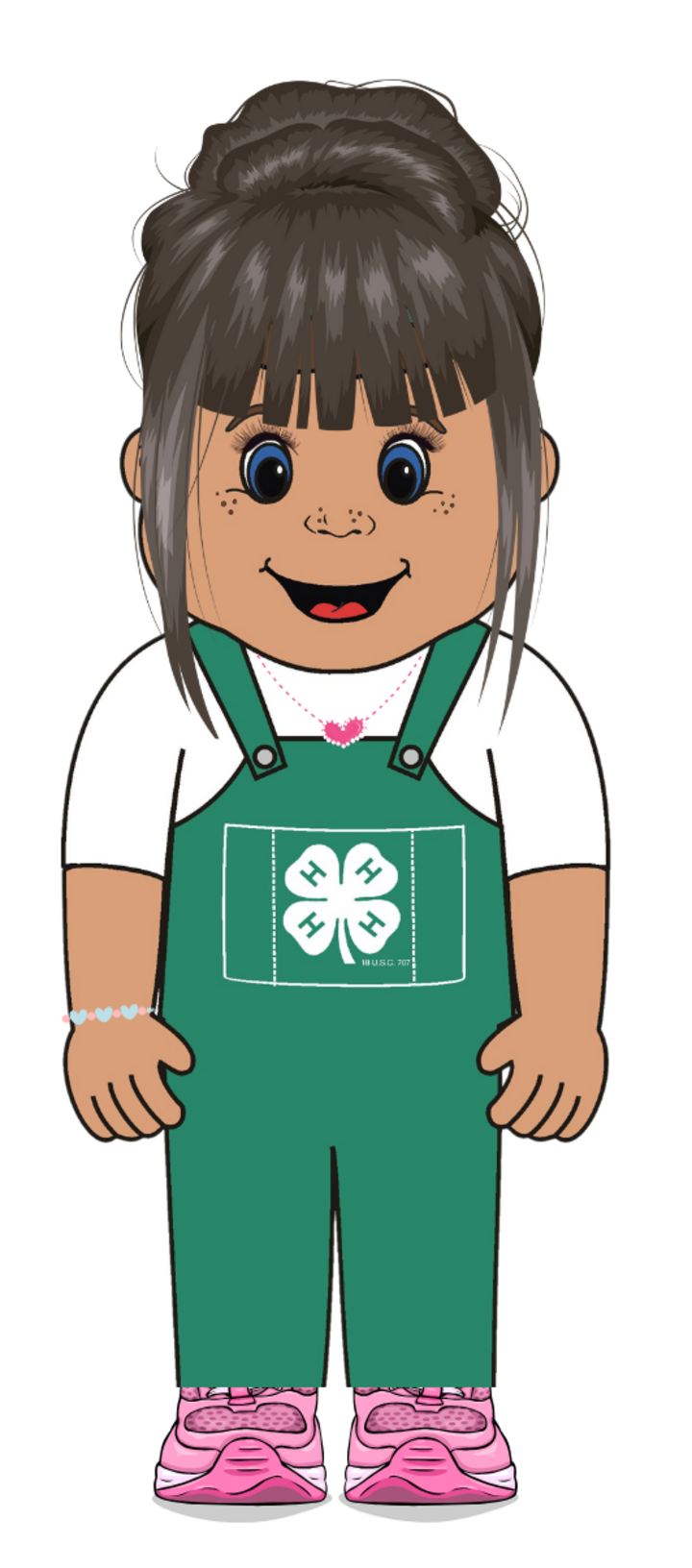 Lil' Miss Green - Female 4-H Mascot