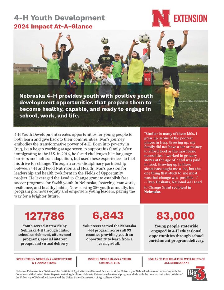 Impact Report for Nebraska Extension page 1