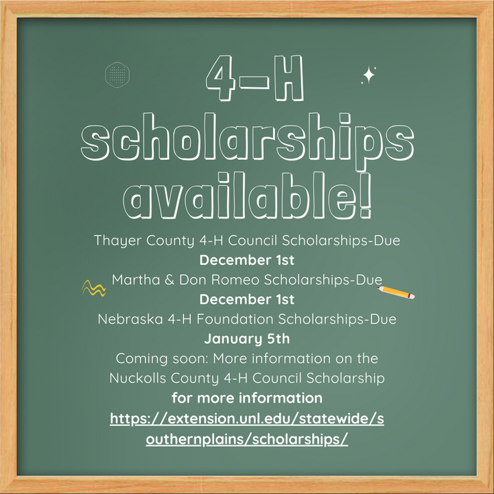 4-H Scholarships