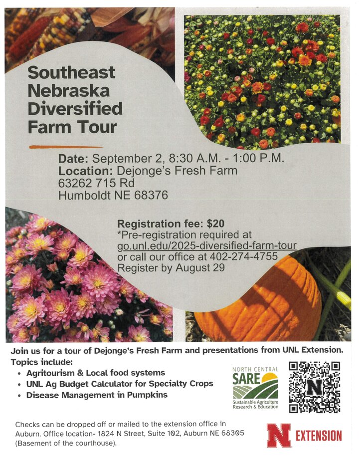SE NEBRASKA DIVERSIFIED FARM TOUR