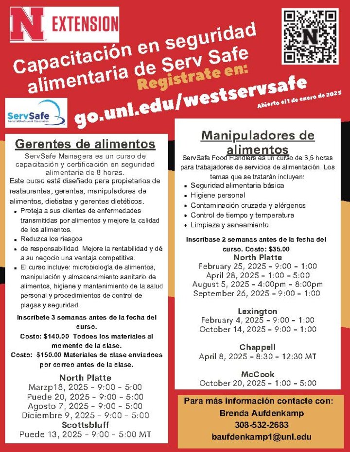 ServSafe Flyer - Spanish
