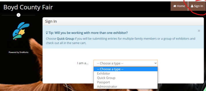 Go to https://boyd.fairwire.com/. Please read the instructions in the middle of the page. Click on Sign In at the top right of the screen. 