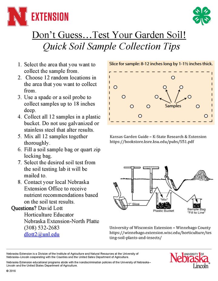 Soil Sample Collection Sheet