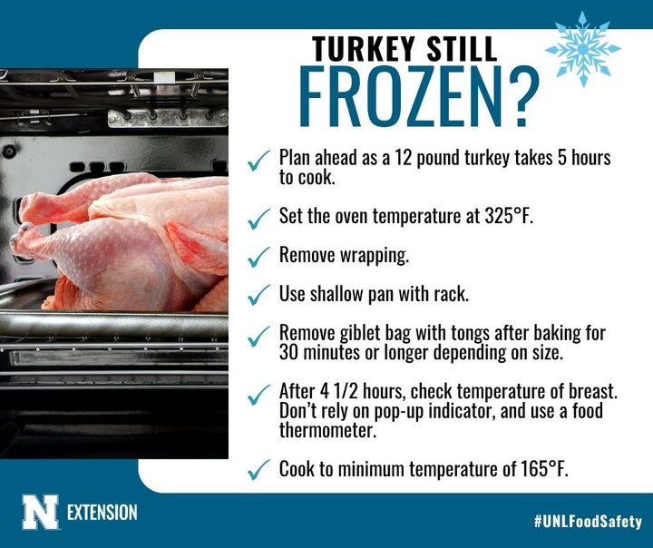 Tips on thawing a frozen turkey