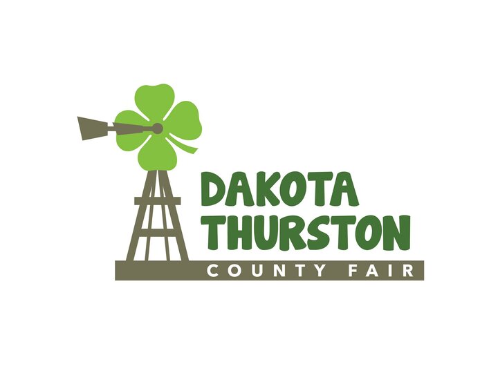 Picture of a windmill with Dakota/Thurston County Fair