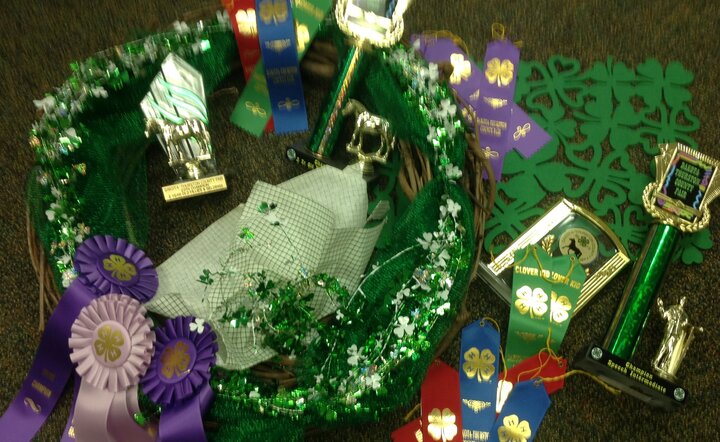 ribbon and trophies