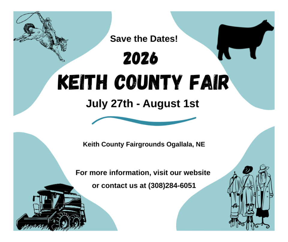 2026 Keith County Fair Save the Dates