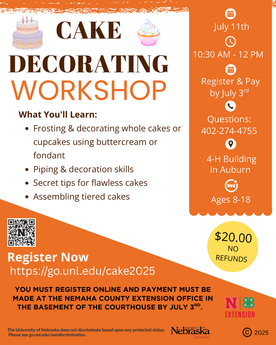 Cake Decorating Workshop Banner