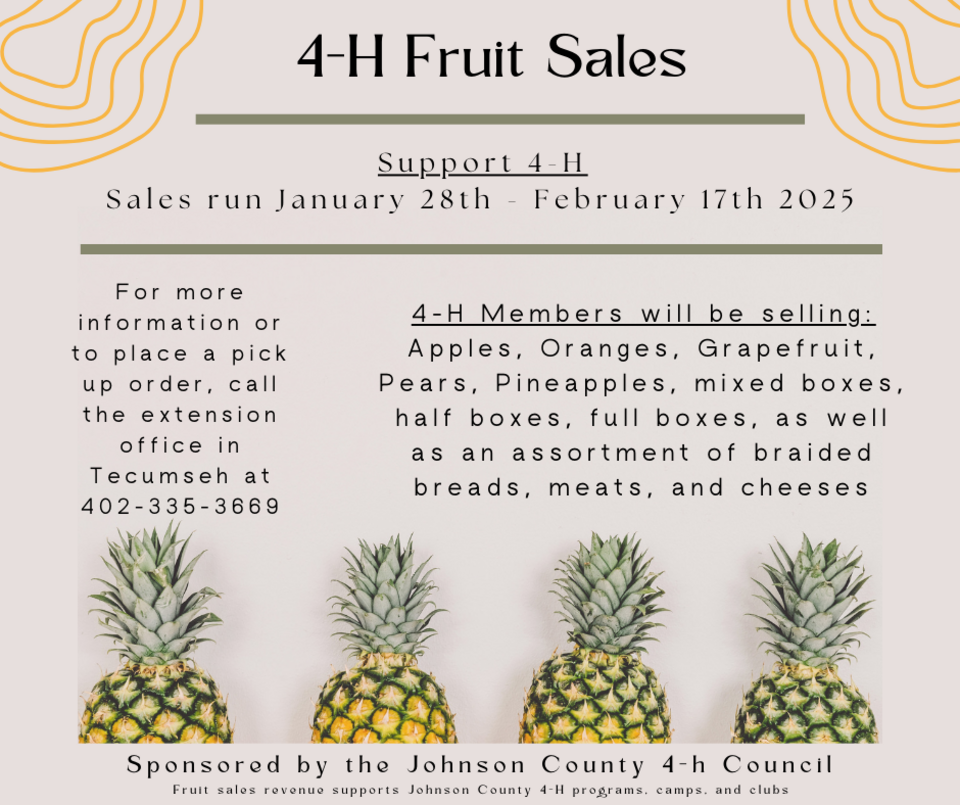 Fruit Sales - Johnson County