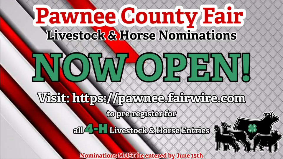 2025 Pawnee County Fair Nominations Open