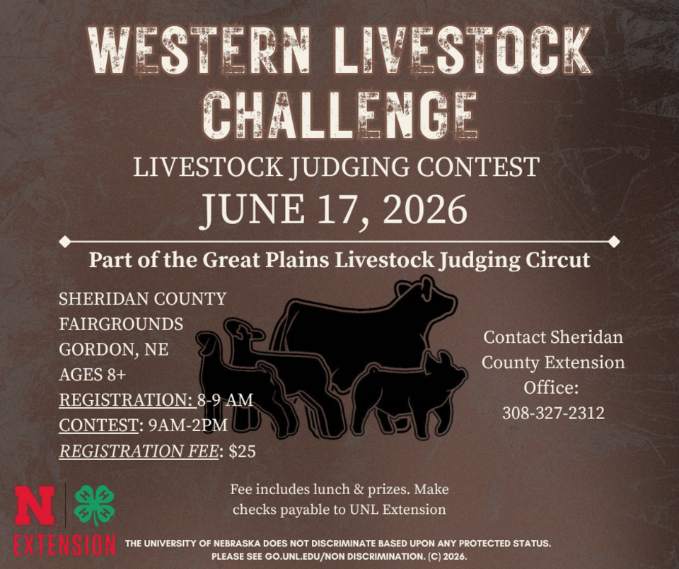Western Livestock challenge flyer