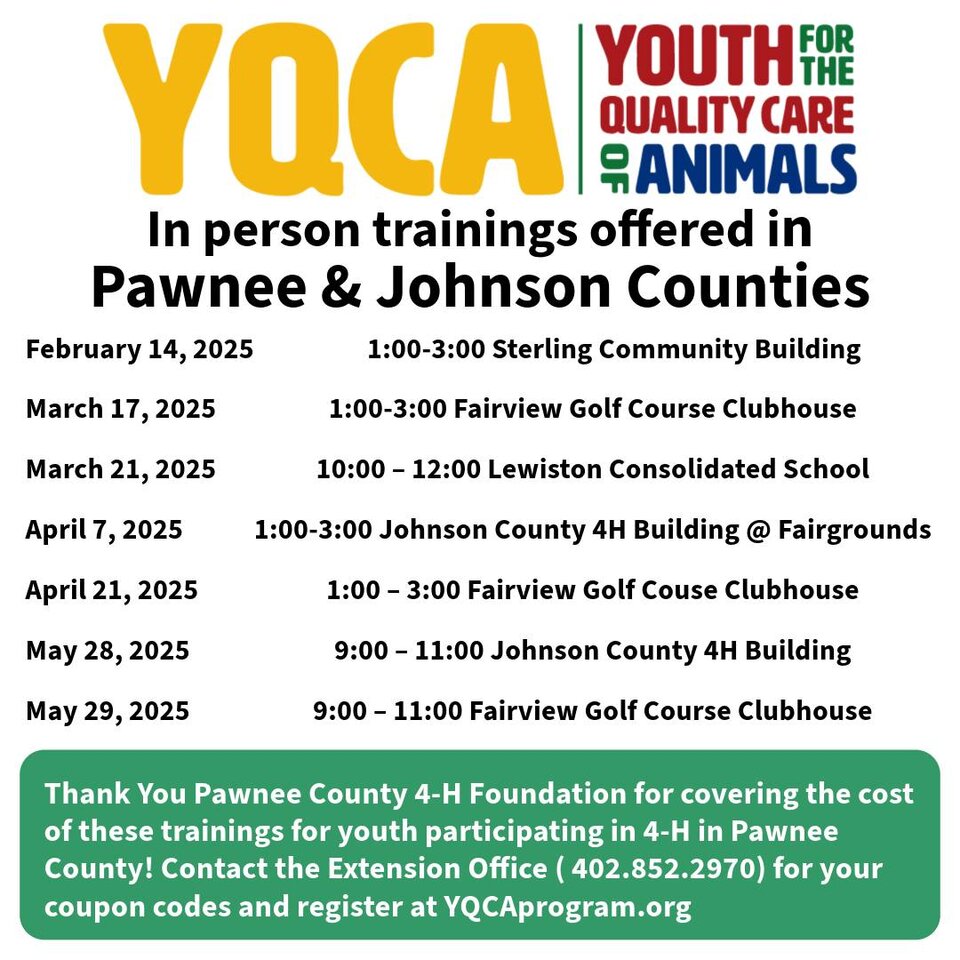 YQCA In Person Dates