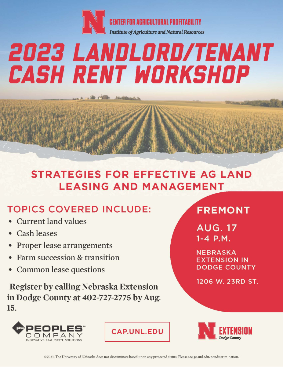 Landlord Tenant Cash Rent Workshop updated