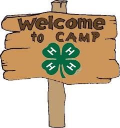 Welcome to camp sign
