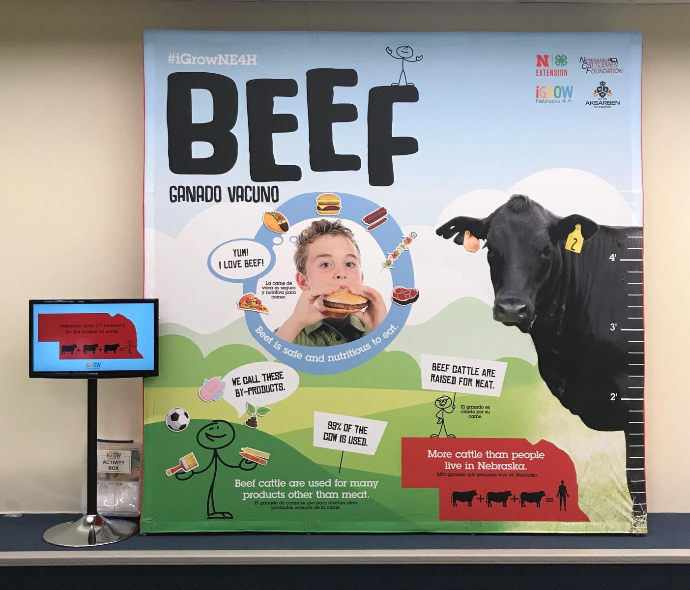 Mobile iGROW Beef Educational Display