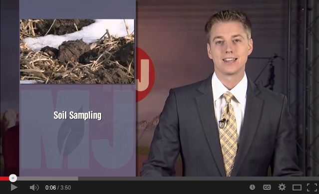 picture of soil sampling YouTube video