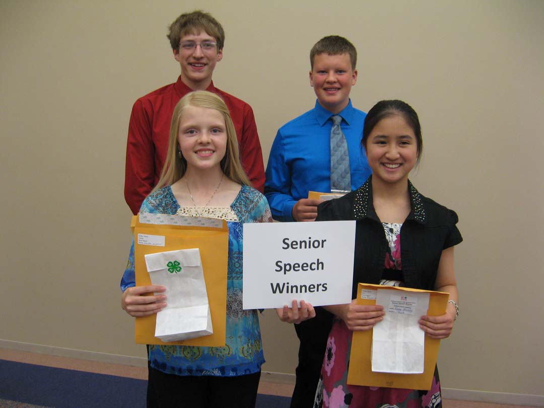 Senior Speech Winners